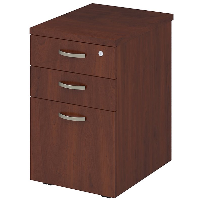 Bush Business Furniture Office In An Hour Mobile File Cabinet In Hansen Cherry Walmart Canada