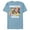 Ocean Blue, variant on Disney Princess Squad Group T-Shirt- Short Sleeve Blended T-Shirt for Adults - Customized-Yellow