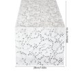 thumbnail image 3 of PoyoKee Sheer Table Runner 118" x 11", Sheer Star Table Cloth, Golden Organza Tablecloth, Party Decorations for Kitchen and Dining Home Decor Wedding, 3 of 6