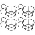 thumbnail image 3 of 4 Piezas Maceteros Colgantes para Barandillas, Soportes Macetas, Estantes de Hierro Plantas, Valla, Soporte Macetas Metal BalcóN, Cesta PequeñO, 3 of 11