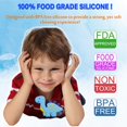 thumbnail image 2 of Collares masticables LeEyean, paquete de 6, para niños sensoriales, autismo y TDAH, 2 of 7