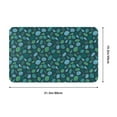 thumbnail image 5 of cute shells starfish Front Door Mat, Indoor Mats for Bedroom Bathroom Kitchen, Floor Mat Non-Slip, Soft Carpet Floor Cover Machine Washable Entryway Mat - 20x31.5in, 5 of 5