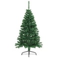 thumbnail image 3 of vidaXL Christmas Tree Decoration Artificial Half-Circle Tree with Stand PVC, 3 of 7