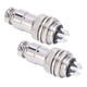 thumbnail image 1 of Conector de enchufe de aviación, carcasa de aleación de Zinc, conectores chapados en plata y cobre, 2 uds., 1 of 5