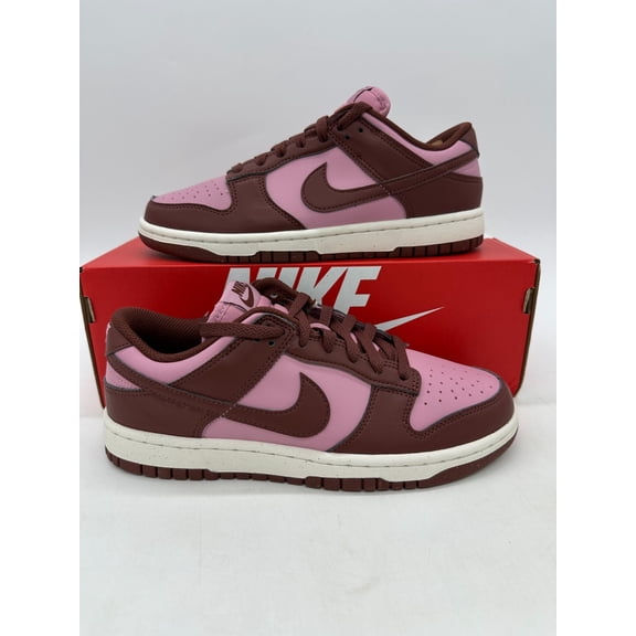 Nike Dunk Low Women's Size 8.5 Brown Pink Athletic Shoes DD1873 114