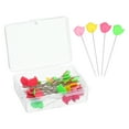 thumbnail image 1 of Unique Bargains Straight Pins 200 Pack Multicolor Straight Quilting Pins Bird Head Sewing Pins, 1 of 6