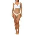 thumbnail image 2 of Allegra K Underwear for Women Low-Rise Contract Color Bikini Sporty Sweat-Absorbing Thongs, 2 of 4