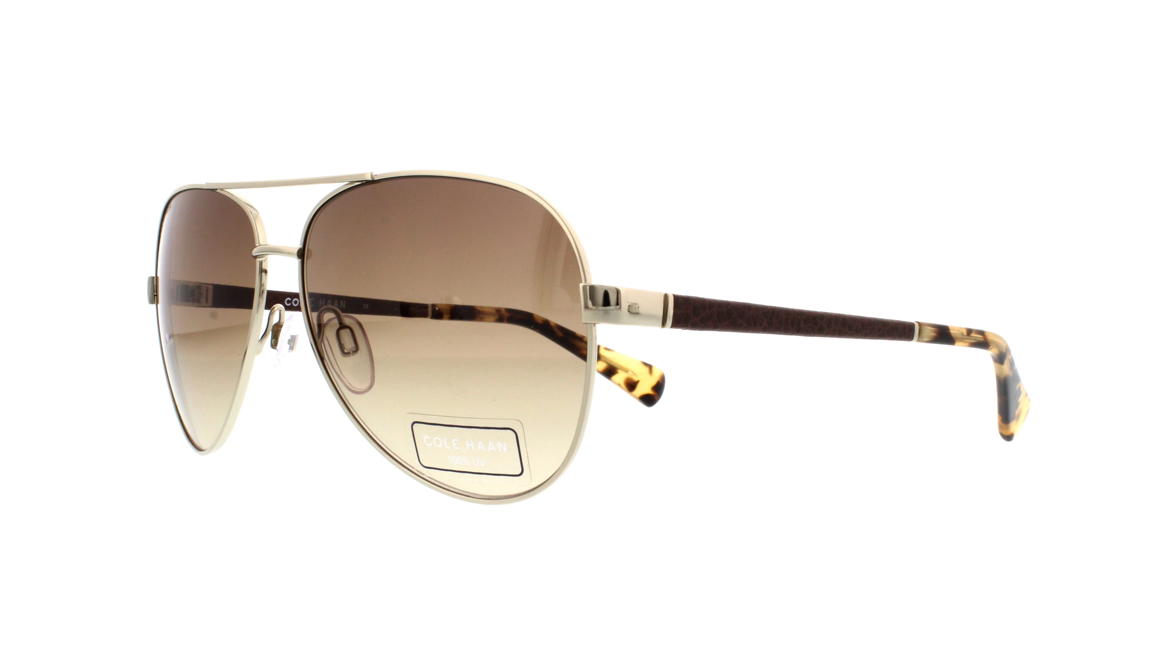 COLE HAAN Sunglasses CH7000 717 Gold 59MM