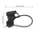 thumbnail image 3 of Miangastore Bike Flashlight Mount Holder Shockproof Bike Light Bracket Bike Front Torch Mount Holder Clip, 3 of 8
