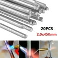 thumbnail image 2 of 20Pcs Aluminium Welding Brazing Rods Low Temperature Fast Easy Soldering 2*450Mm, 2 of 9
