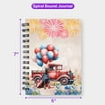 thumbnail image 5 of Vintage Patriotic Doberman Pinscher 4th of July Independence Memorial Day Spiral Bound Journal Doberman Dog Lover Gifts 5x7in Spiral Notebook - 01006, 5 of 5