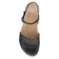 thumbnail image 3 of Sandalia Dansko Rowan para Mujer con Plantilla de Corcho y Espuma Viscoelástica Negra, 3 of 8