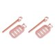 thumbnail image 3 of Moyic Estante de almacenamiento para colgar en el fregadero, soporte de almacenamiento, esponja, baño, cocina, grifo, Clip, , paño, Clip, Rosa claro 2Conjunto, 3 of 6