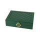 thumbnail image 3 of Joyero de viaje perfecl organizador de joyas verde 23 cm x 17 cm x 6,5 cm, 3 of 8