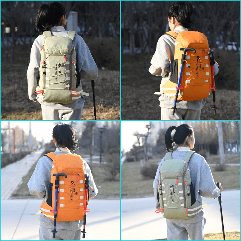 PACOLO 40L Waterproof Backpack for Hiking, Camping, Cycling, Skiing,  Climbing with Rain Cover - Walmart.com