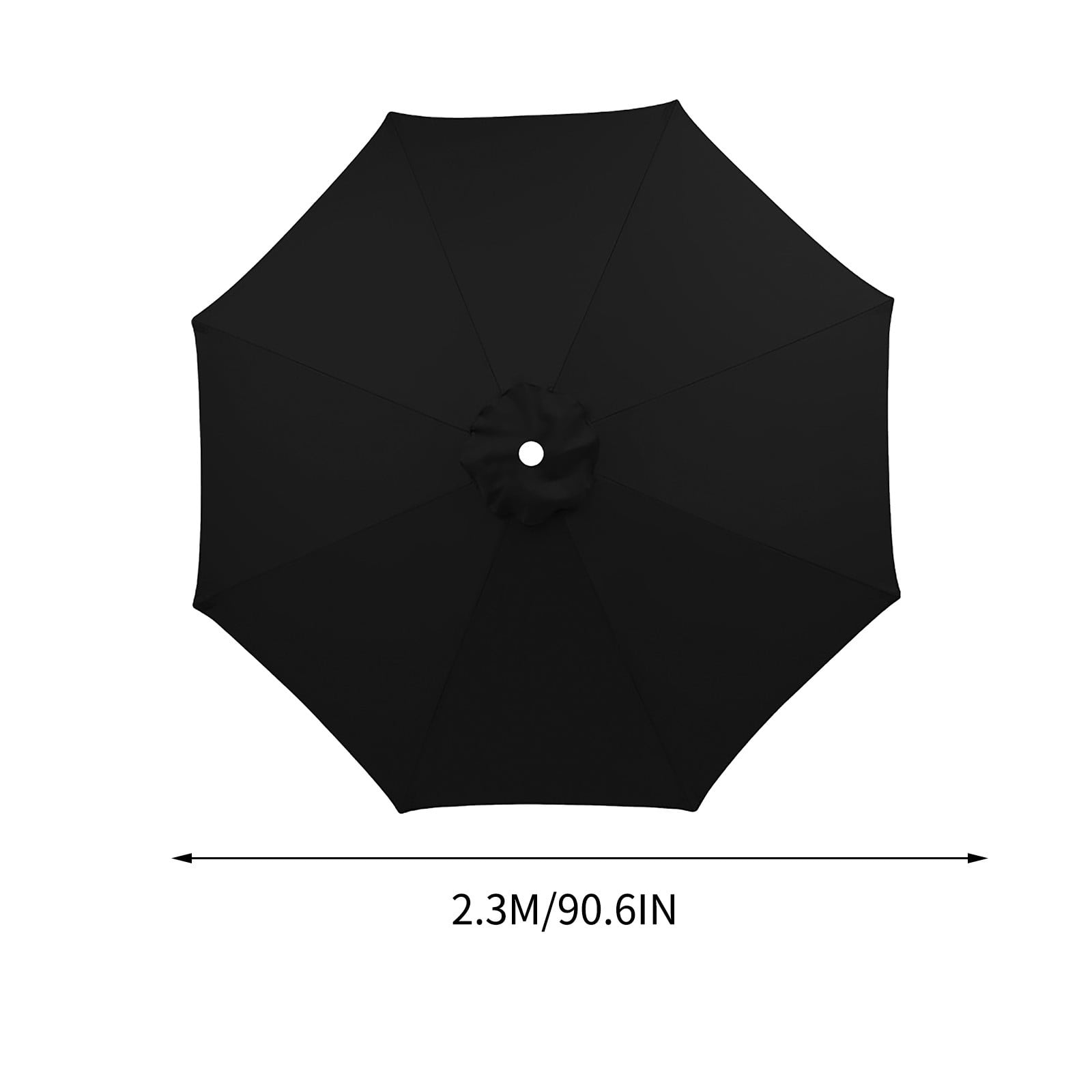 Wzzjkit Umbrella Outdoor Patio Replacement Cloth (Umbrella stand not included), Outdoor Sunshade Yard Pool Umbrella Top for Outdoor Sunshade Rainproof Sun Large Patio Umbrella 79/90/98/106/118in