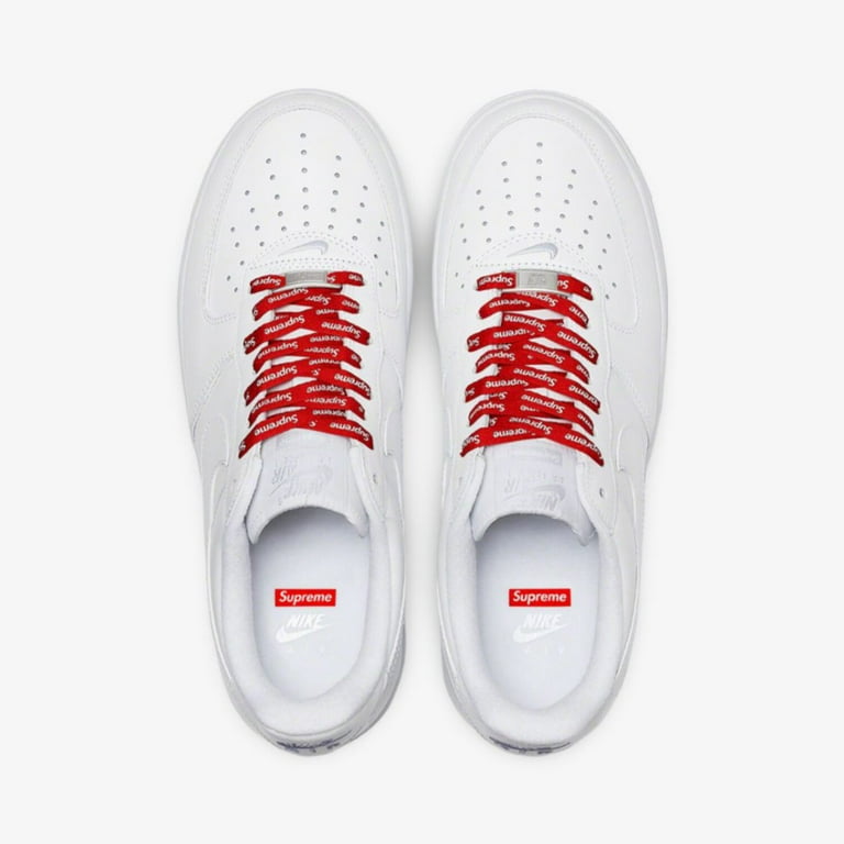 Supreme×Nike Air Force 1 Low White 27.5 Supreme X Air Force 1 Low 'Box Logo White Black' - Nike - CU9225