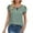 Green, variant on Fesfesfes Short Tshirts for Women's Casual Round Neck Sleeve Patchwork Solid Color Loose T-Shirt Top T Shirt Pack L(US:8)