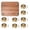Gold, variant on Guczhu Cutting Board Feet with Non-Slip Rubber Feet, Screws for Wood Cutting Boards, Anti-Slip Pads for Countertop, Gold