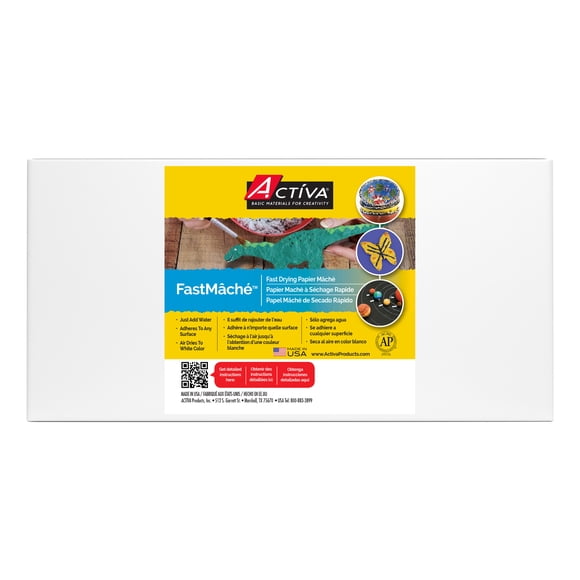 ACTÍVA FastMache Fast Drying Paper Mache, 12 lb