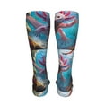 thumbnail image 6 of Pofeuu Cute Underwater Axolotl Print Stockings, Adult Running Hiking Socks for Youth and Adult-One Size, 6 of 8