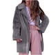 thumbnail image 1 of Chaquetas para mujer Damas Casual Trendy Color sólido Faux Plush Warm Jacket Coat Odeerbi ODB-3, 1 of 5
