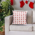 thumbnail image 4 of Christmas Red Tree Decorative Pillow Cover, Soft Short Plush Holiday Cushion Case with Festive Pattern, Removable Cozy Winter Home Decor for Living Room Sofa & Bedroom, 18x18 inches (45x45cm), 1 Pack, 4 of 5
