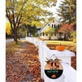 thumbnail image 4 of Eveokoki 12" Fall Autumn Leaves Wooden Door Sign, Welcome Front Door Plaque Hanger Home Decoration for Farmhouse Office Coffee Shop,Hanging Sign Board with Hanging String for Home Decor, 4 of 5