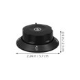 thumbnail image 2 of SEWCHICS 2Pcs Fryer Control Dial Black ABS Precise Adjustment for Modern Kitchen Use, 2 of 8