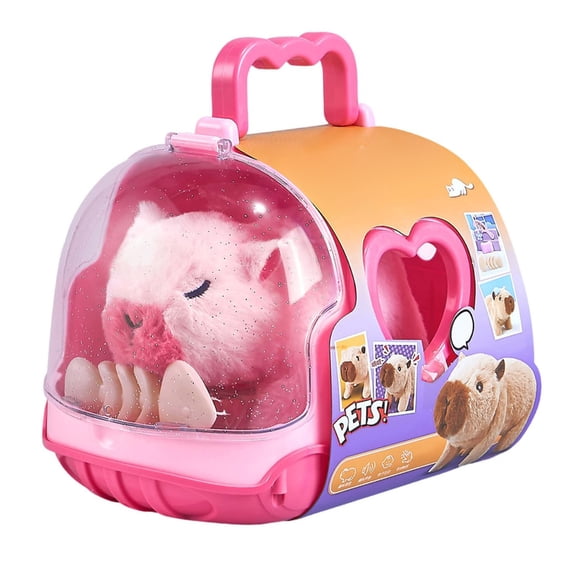 Interactive Toy with lifelike motion and soothing sounds for kids and infants— stuffed animal for indoor outdoor comfort