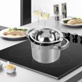 thumbnail image 3 of IFANLANDOR 1Set Stainless Steel Double Boiler Pot for Chocolate Melting and Butter Heating Kitchen Essentials, 3 of 5