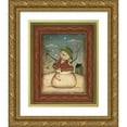 thumbnail image 1 of Lewis, Kim 15x18 Gold Ornate Wood Framed with Double Matting Museum Art Print Titled - Jingle Bells, 1 of 4