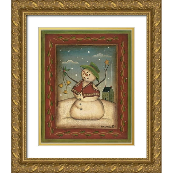 Lewis, Kim 15x18 Gold Ornate Wood Framed with Double Matting Museum Art Print Titled - Jingle Bells