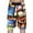 Gold-81022, variant on Mens Quick Dry Printed Summer Beach Shorts Mens Bañador Casual Swim Trunks Drawstring with Elastic Waist and Pockets