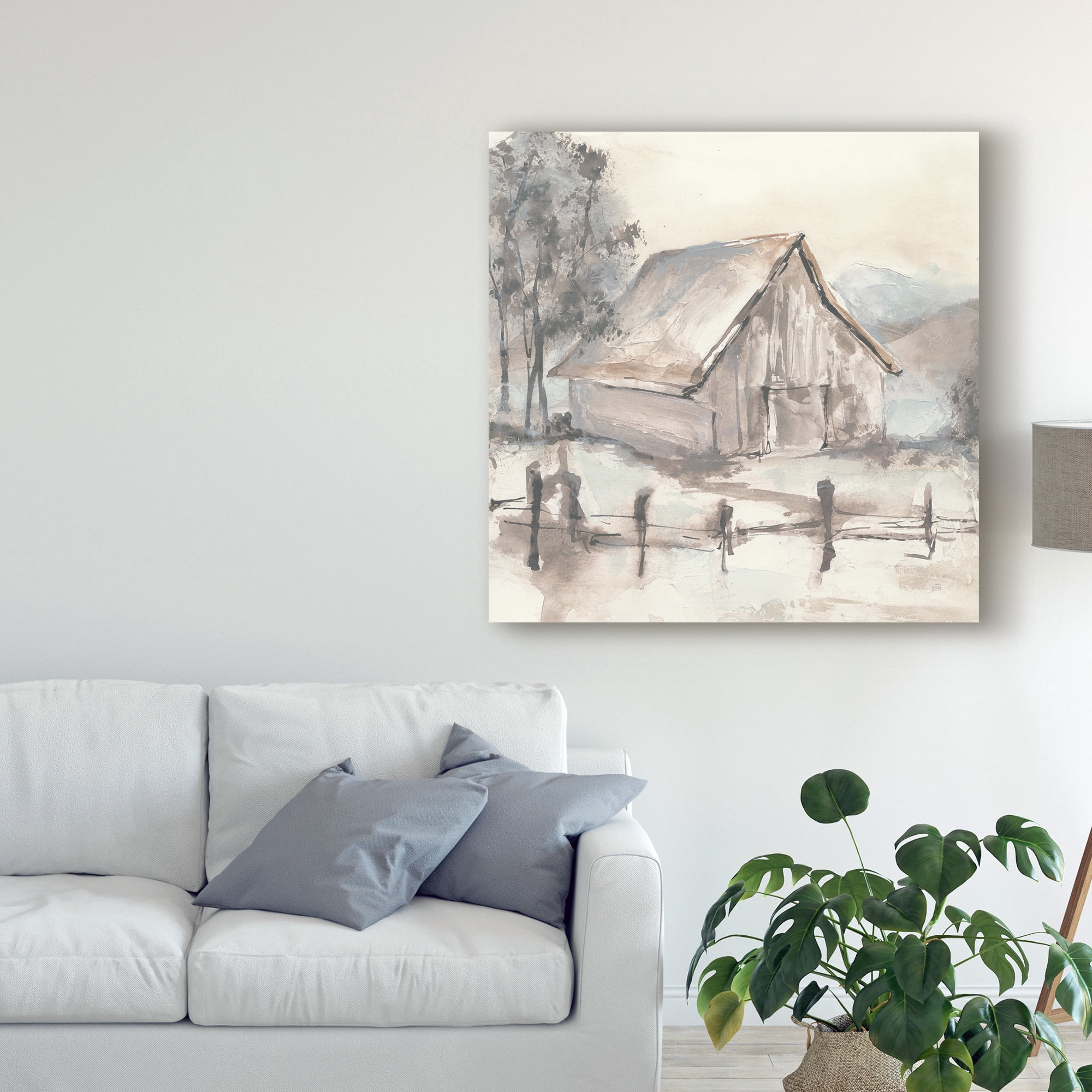 Trademark Fine Art 'Barn VII' Canvas Art by Chris Paschke