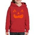thumbnail image 3 of Awkward Styles Halloween Hoodies for Kids Boys Girls Orange Jack-O'-Lantern Hooded Youth Sweatshirt, 3 of 5