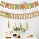 thumbnail image 4 of banderines de arpillera con temática hawaiana, flamencos, piñas, banderines para colgar, suministros de decoración para fiestas de cumpleaños de verano., 4 of 7