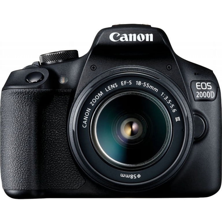 Pixel Hub Canon EOS 2000D DSLR Camera Starter Kit, 18-55mm III