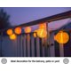 thumbnail image 1 of Guirnalda de luces LED, farol decorativo (a pilas) de papel kraft blanco - Longitud total: 3 metros | 20 bolas LED blancas, 1 of 4