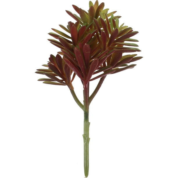 Planta suculenta artificial de imitación, planta artificial de plástico, decoración para oficina y hogar.
