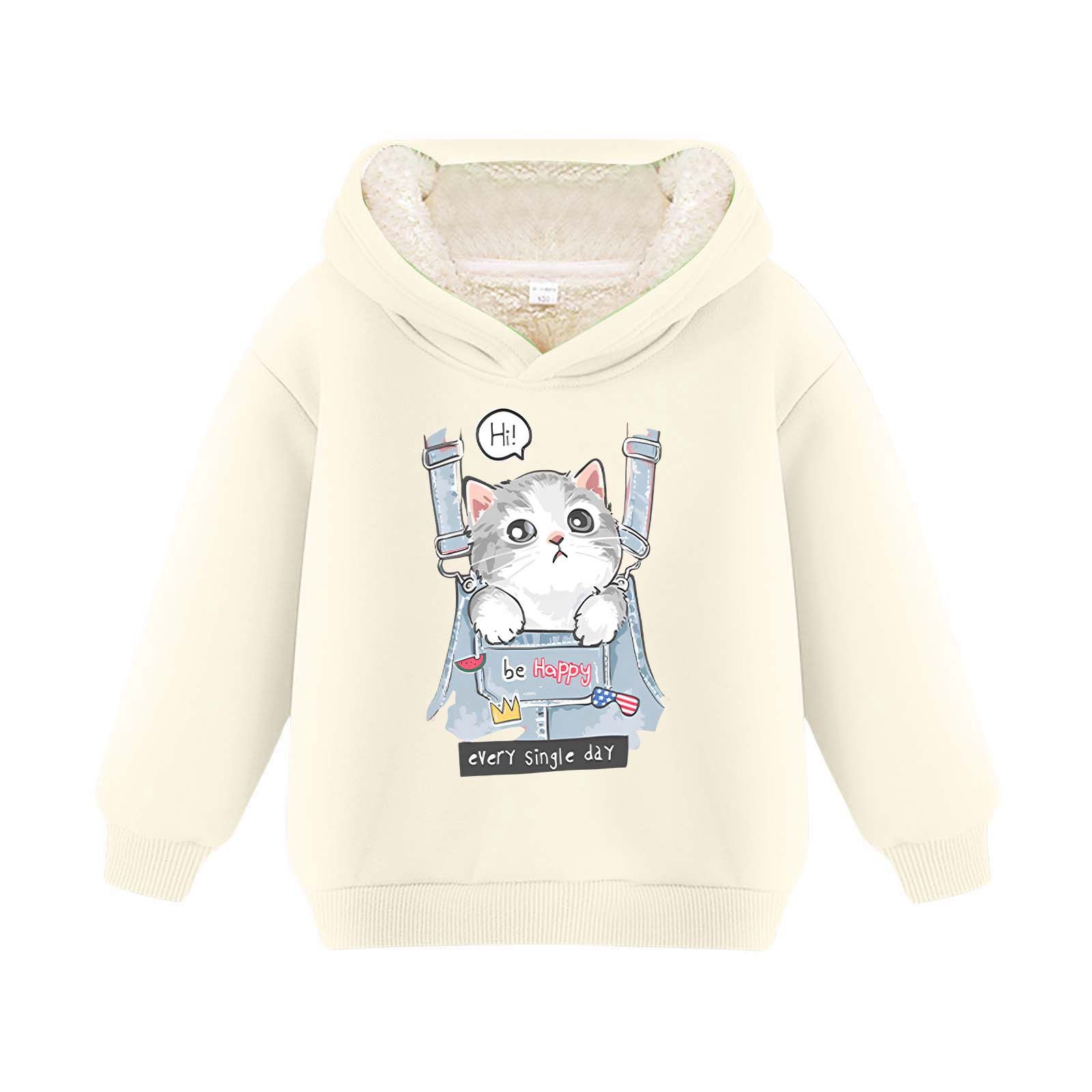 Sweat à Capuche Zippé Squishmallows Pour Fille - Coton Doux, Manches Resserrées, Tailles 5-11 Ans