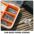 thumbnail image 3 of Raindrops 2pcs Fan Mounting Fasteners Silver Iron To Ensure Stability Maintenance Workers Repair, 3 of 8