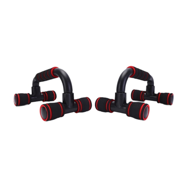 Lipstore Barres Push-Up 1 Paire de Mini Pompes Robustes pour Équipement de Gym à Domicile Rouge