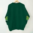 thumbnail image 4 of Ugly Noël Chandail Femme Chandail à Capuche Imprimé Col Rond Manches Longues Drôle Vert G, 4 of 5