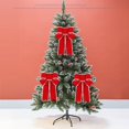 thumbnail image 3 of MYG 2PCS Christmas Bows Xmas Tree Ornaments Decoration For Garden Presents Box Party, 3 of 7