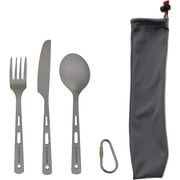 Valtcan Titanium Cutlery Camping Flatware Utensils Set