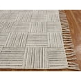 thumbnail image 5 of Casavani Indian Handmade Flat Weave Gray Garden Kilim Boho Dhurrie 10x18 Feet, 5 of 5