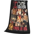 thumbnail image 3 of One Music Direction Flannel Blanket Air Conditioning Blanket Nap Blanket Sofa Throw Blanket Throw Blankets 50"X40", 3 of 6