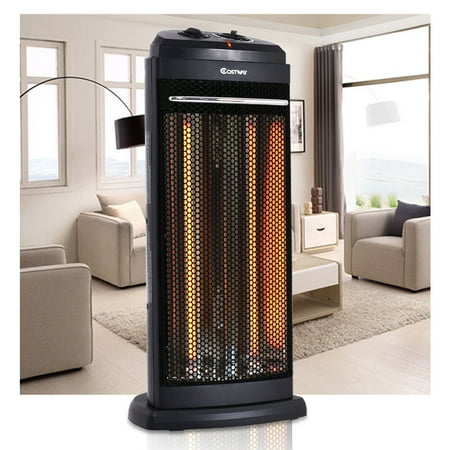Costway Infrared Electric Quartz Heater Living Room Space Heating Radiant Fire (Best Heaters For Campers)
