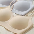 thumbnail image 4 of RongHuan Wireless Bras for Women Push Up Breathable Bralettes No Underwire Push Up Underwear Comfy T-Shirt Bra, 4 of 6